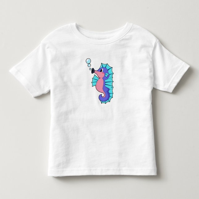 Camiseta Infantil Cavalo-marinho (Frente)
