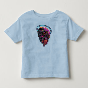 Camiseta Infantil Caveira Colorida Bebê Menino Menina Halloween 2023