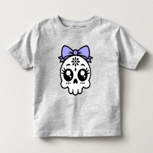 Camiseta Infantil Caveira com Arco