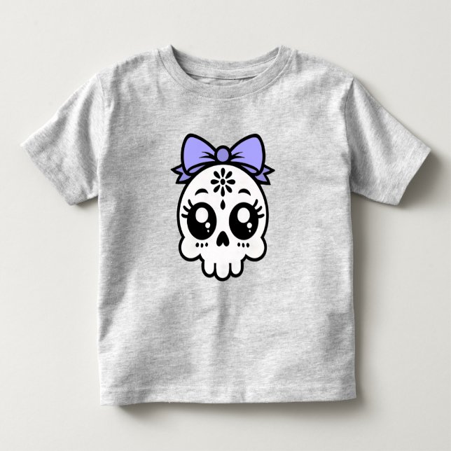 Camiseta Infantil Caveira com Arco  (Frente)