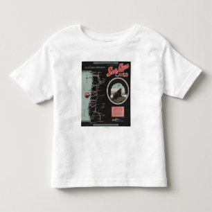 Camiseta Infantil Cavernas do leão de mar, Florença, Oregon