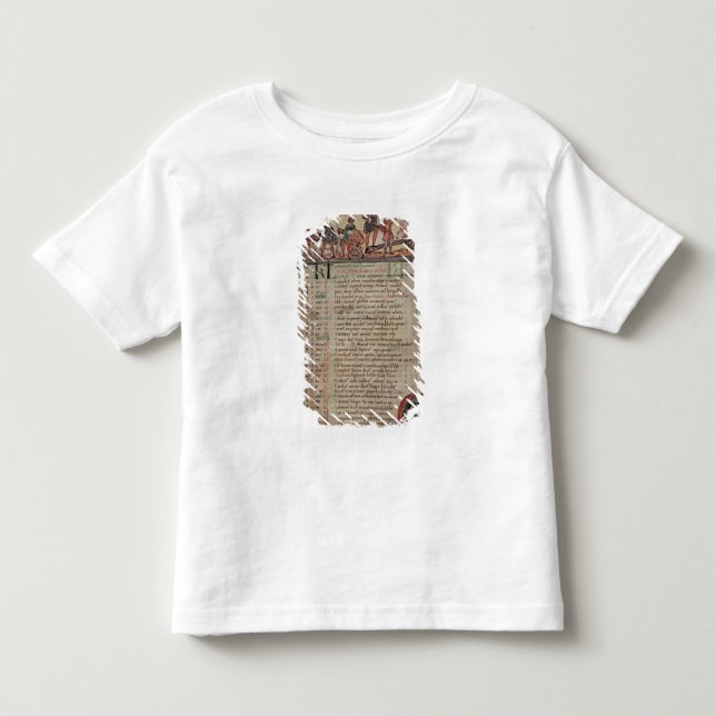 Camiseta Infantil Ceifa e ploughing, de um calendário (Frente)