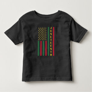 Camiseta Infantil Celebração da Liberdade na Décima Junta EUA Bandei