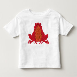 Camiseta Infantil Celtic Frog - Red