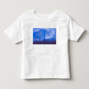 Camiseta Infantil Cemitério de Iceberg Pleneau, Antártida: Azul