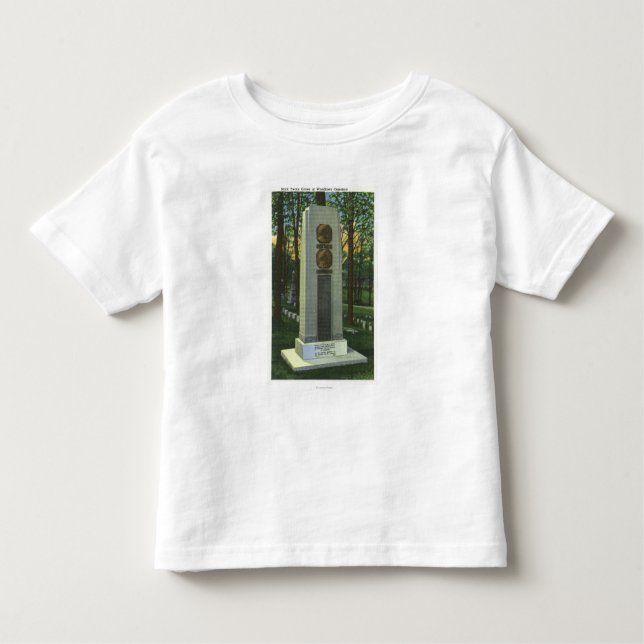 Camiseta Infantil Cemitério de Woodlawn, cena da lápide de Mark (Frente)