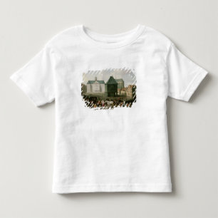 Camiseta Infantil Cena antes do palácio da represa, Amsterdão do