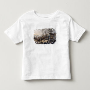 Camiseta Infantil Cena após a batalha de Waterloo