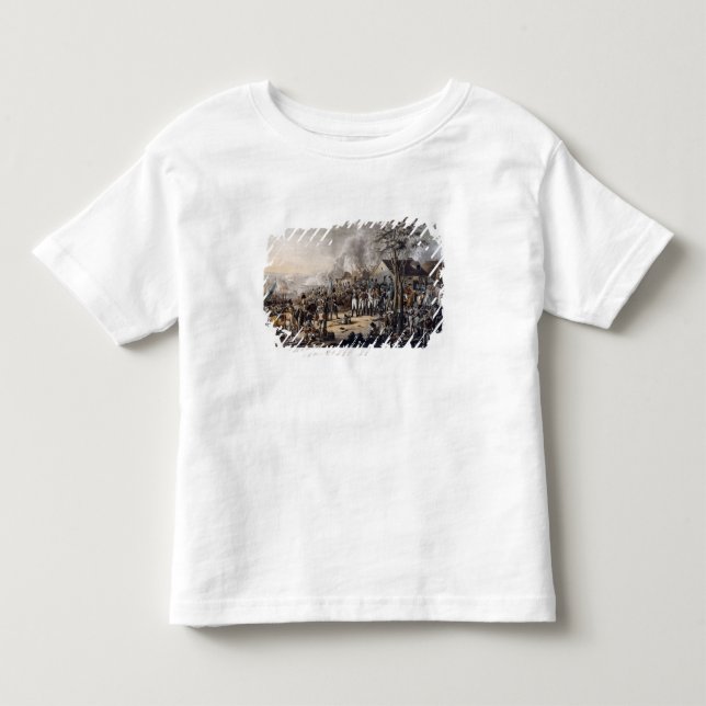 Camiseta Infantil Cena após a batalha de Waterloo (Frente)