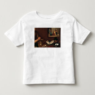 Camiseta Infantil Cena da cozinha com cristo