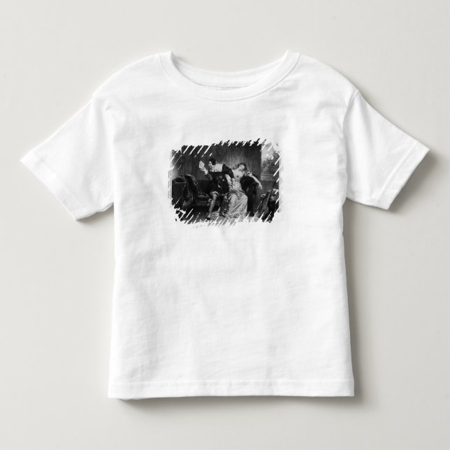 Camiseta Infantil Cena da letra do primo (Frente)