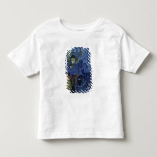 Camiseta Infantil Cena da rua, em cinco na tarde, 1887