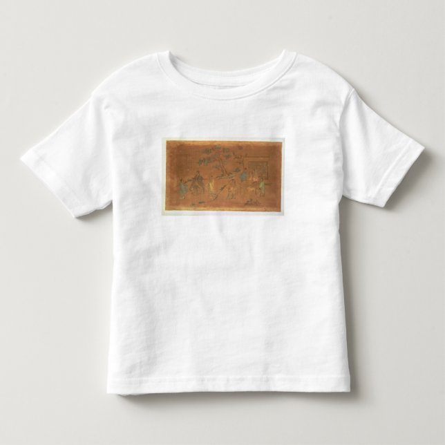 Camiseta Infantil Cena da vida de Confucius (Frente)