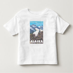Camiseta Infantil Cena das cabras de montanha - parque nacional de
