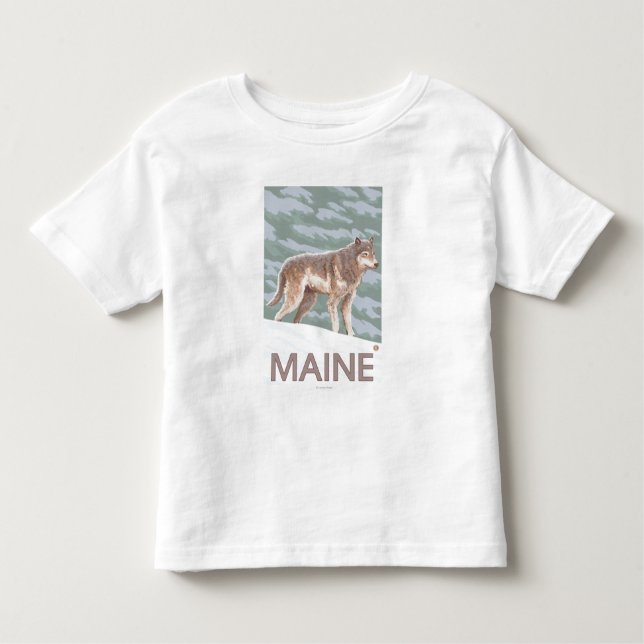 Camiseta Infantil Cena de MaineWolf (Frente)