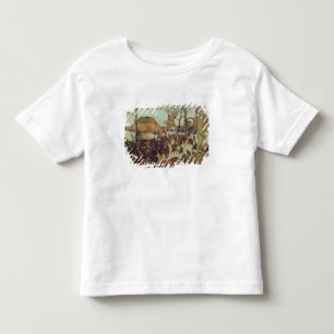 Camiseta Infantil Cena do inverno, século XVI