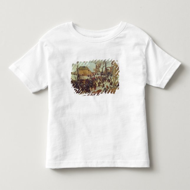 Camiseta Infantil Cena do inverno, século XVI (Frente)
