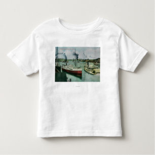 Camiseta Infantil Cena do porto em Portland, Oregon