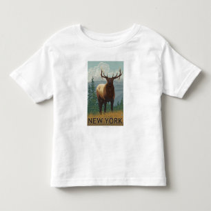 Camiseta Infantil Cena nova de YorkElk
