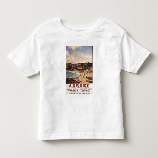 Camiseta Infantil Cena Railway do sul/de Great Western praia (Frente)