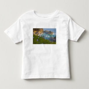 Camiseta Infantil Cenário de McWay Falls desaba na praia e