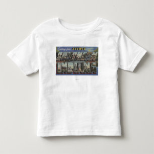 Camiseta Infantil Cenas da letra de Indiana (do sul) - grandes