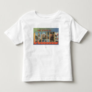 Camiseta Infantil Cenas da letra de MaineLarge