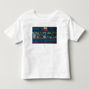 Camiseta Infantil Cenas da letra de Texas (bandeira da