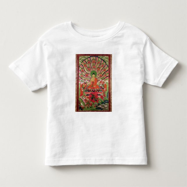 Camiseta Infantil Cenas da vida de Buddha (Frente)