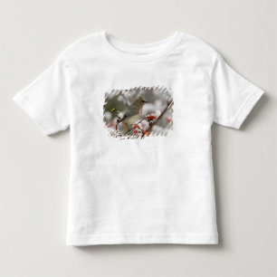 Camiseta Infantil Cera virgem adulto em pilriteiro com neve