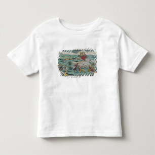 Camiseta Infantil Cerco de Missolonghi, o 22 de abril de 1826