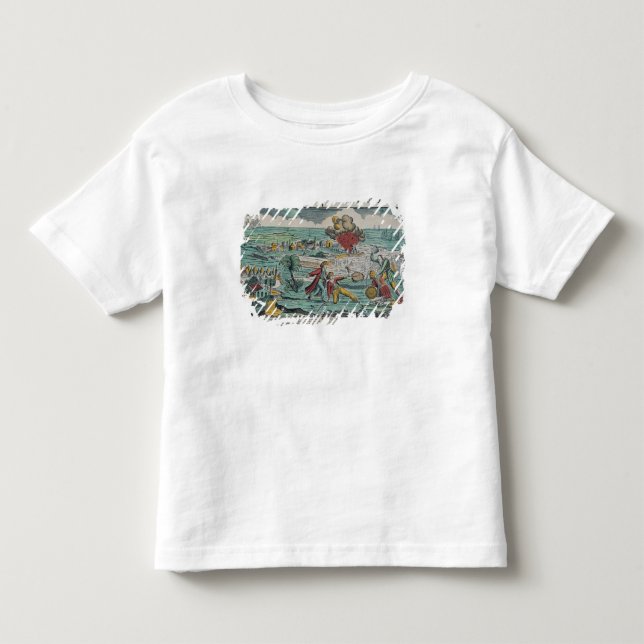 Camiseta Infantil Cerco de Missolonghi, o 22 de abril de 1826 (Frente)