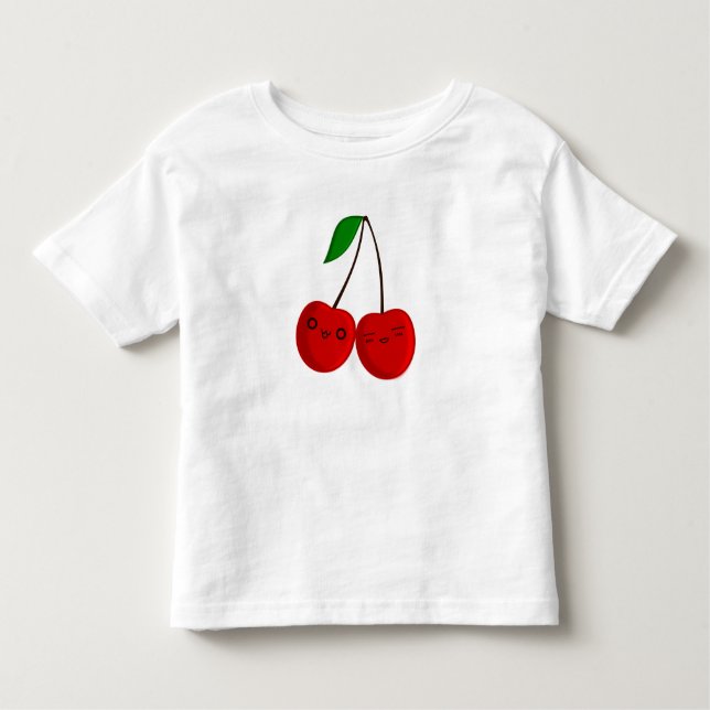 Camiseta Infantil Cereja de Chibi (Frente)