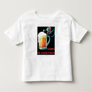 Camiseta Infantil Cervejas do poster do promocional de Chartres