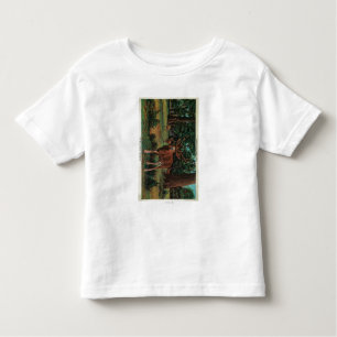 Camiseta Infantil Cervos do fanfarrão no parque nacional de Yosemite