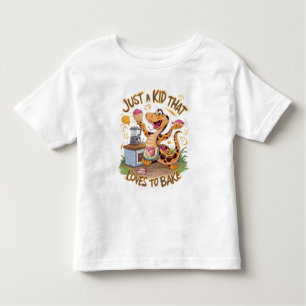 Camiseta Infantil Chá Com Cobra De Bolo