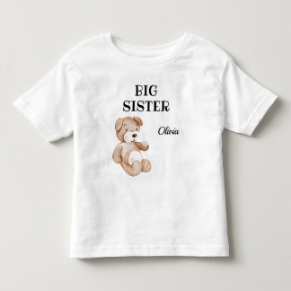 Camiseta Infantil Chá de Bebê Boho Irmã Mais Velha Bebê, Criança & C