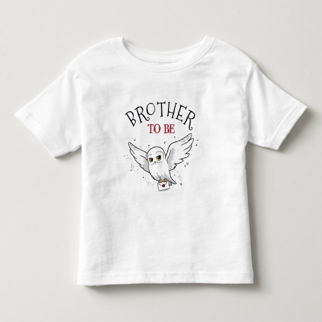 Camiseta Infantil Chá de Bebê do Harry Potter | Irmão a Caminho (Frente)