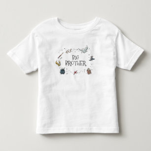Camiseta Infantil Chá de Bebê do Harry Potter   Irmão Mais Velho