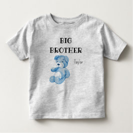 Camiseta Infantil Chá de fraldas de Menino, Cute Big Brother 2T - 5-