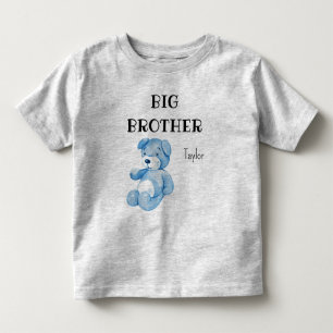 Camiseta Infantil Chá de fraldas de Menino, Cute Big Brother 2T - 5-