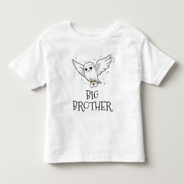 Camiseta Infantil Chá de fraldas Harry Potter | Big Brother (Frente)