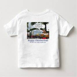 Camiseta Infantil chá infantil. Feliz Oktoberfest! Girafa/menina!