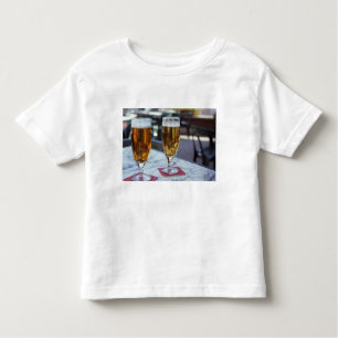 Camiseta Infantil Chablis; duas cervejas legal a 42 graus no verão q