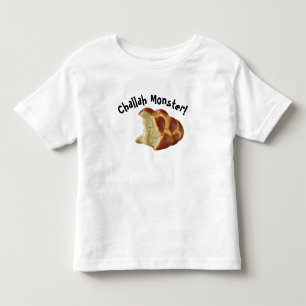 Camiseta Infantil Challah Monster Shabbat Toddler T-Shirt
