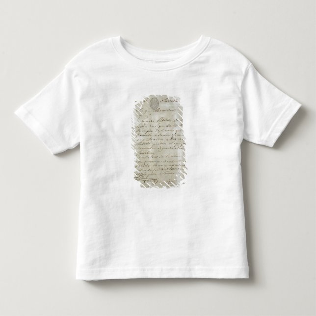 Camiseta Infantil Chamada de Maximiliano de Robespierre (Frente)