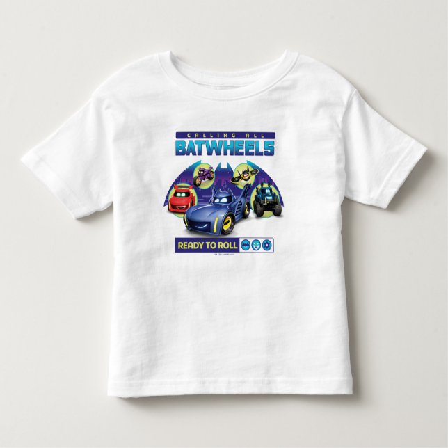 Camiseta Infantil Chamando todas as rodas™ - Pronto para rodar (Frente)