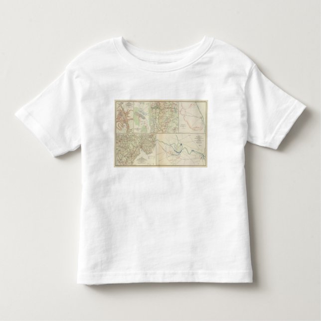 Camiseta Infantil Chancellorsville Buckingham, condados de (Frente)