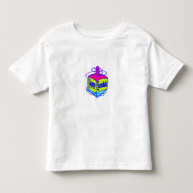Camiseta Infantil Chanukah Dreidel (Frente)