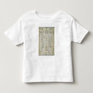 Camiseta Infantil Chapa que descreve o cristo que abençoa os